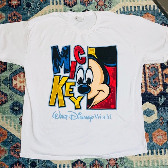 Disney Tops - Mickey Walt Disney world XL T-shirt vintage 90’s